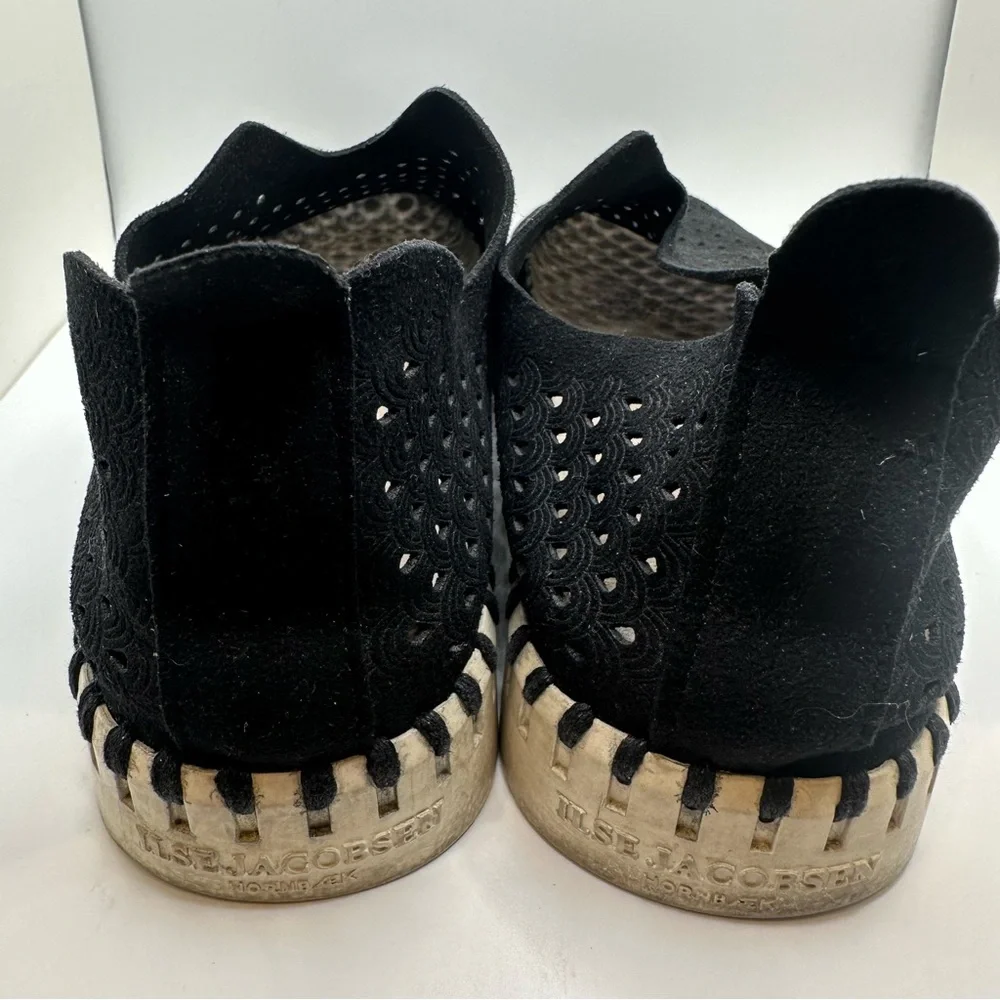 Ilse Jacobsen Tulip Flat Shoes Slip In Black Women's‎ Size US 7.5-8 EU 38